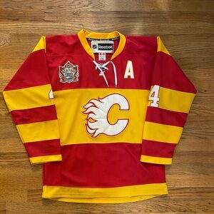 Calgary Flames Jay Bouwmeester Hockey Jersey